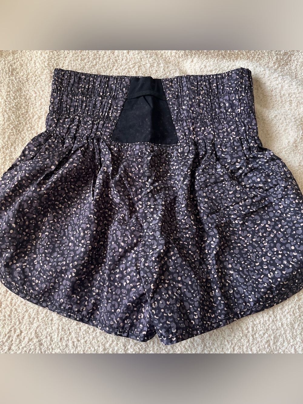 Free People Leapord Print The Way Home Shorts Small